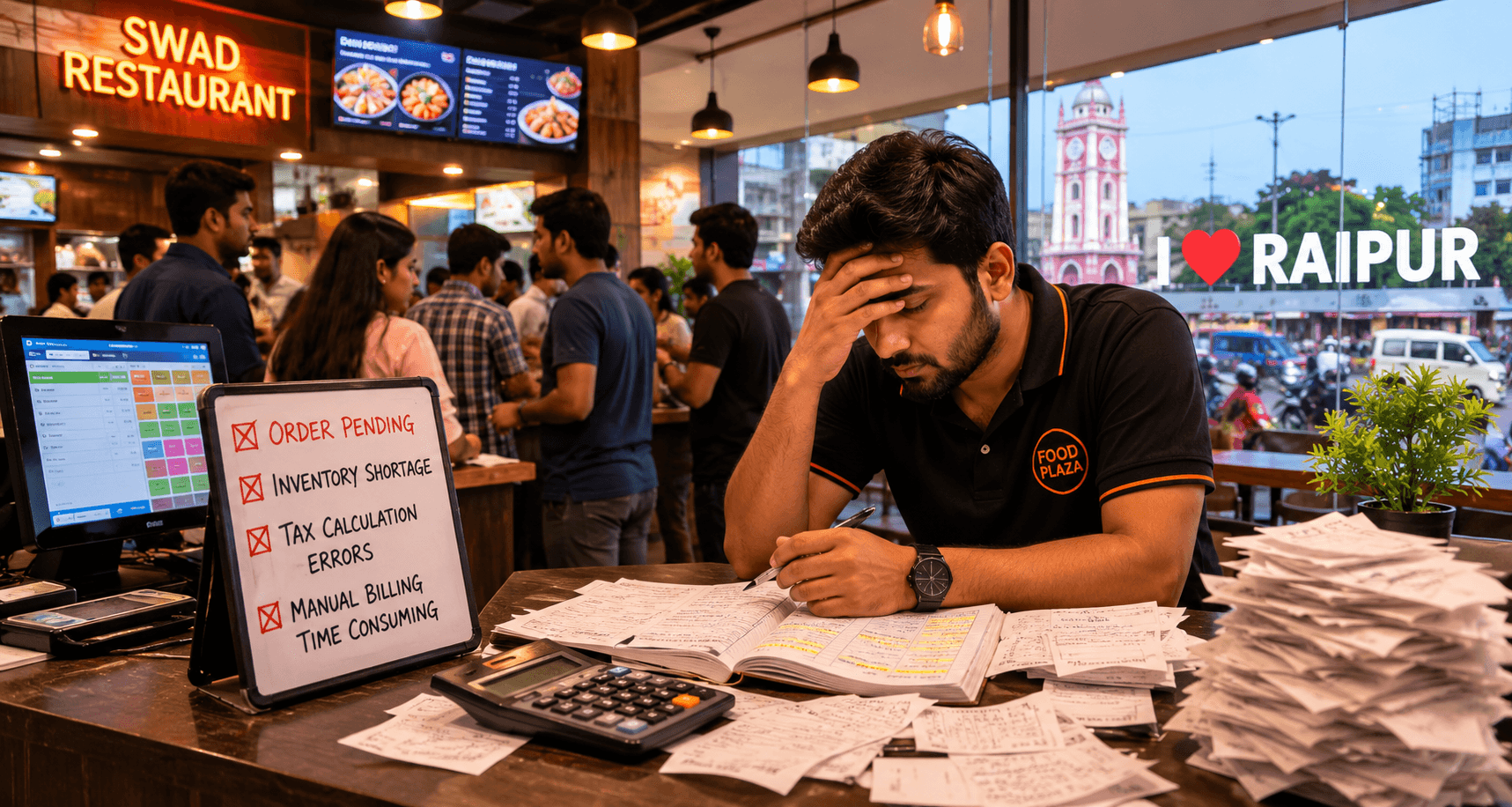 Rising restaurant market and digital cloud systems in Raipur Chhattisgarh